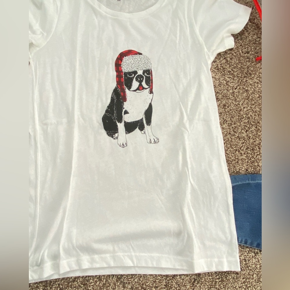 J crew factory dog tee